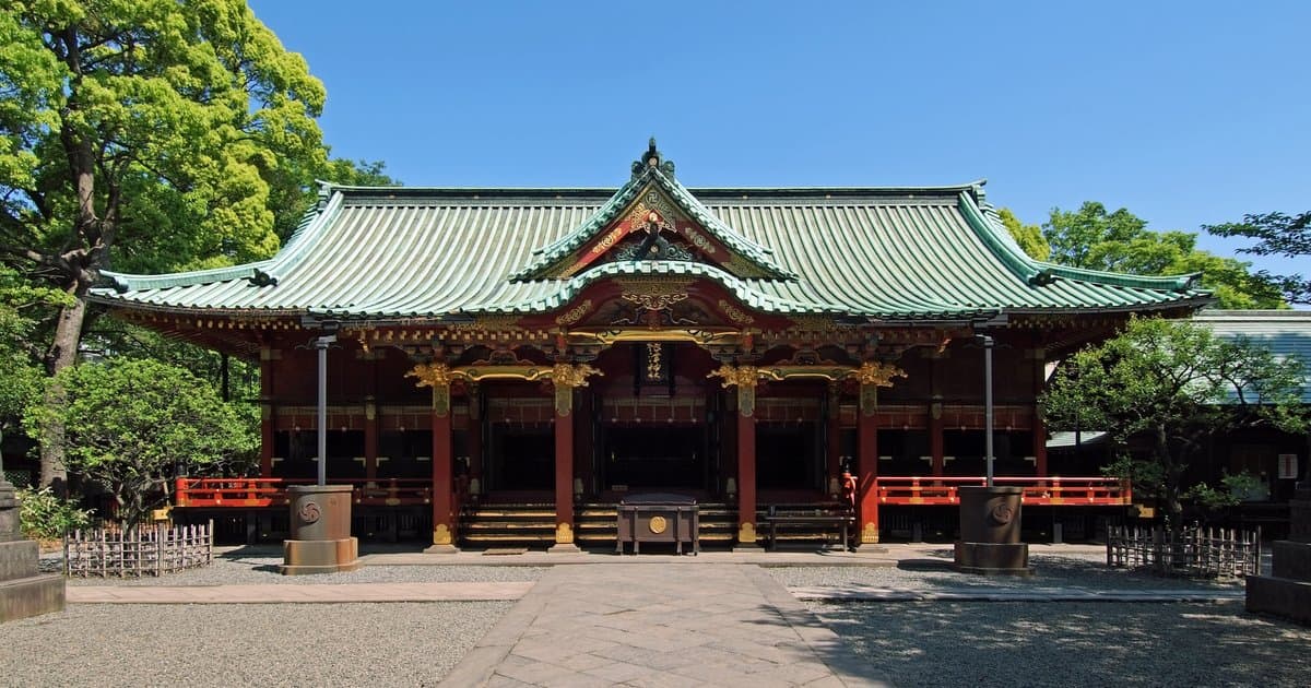 根津神社の社殿